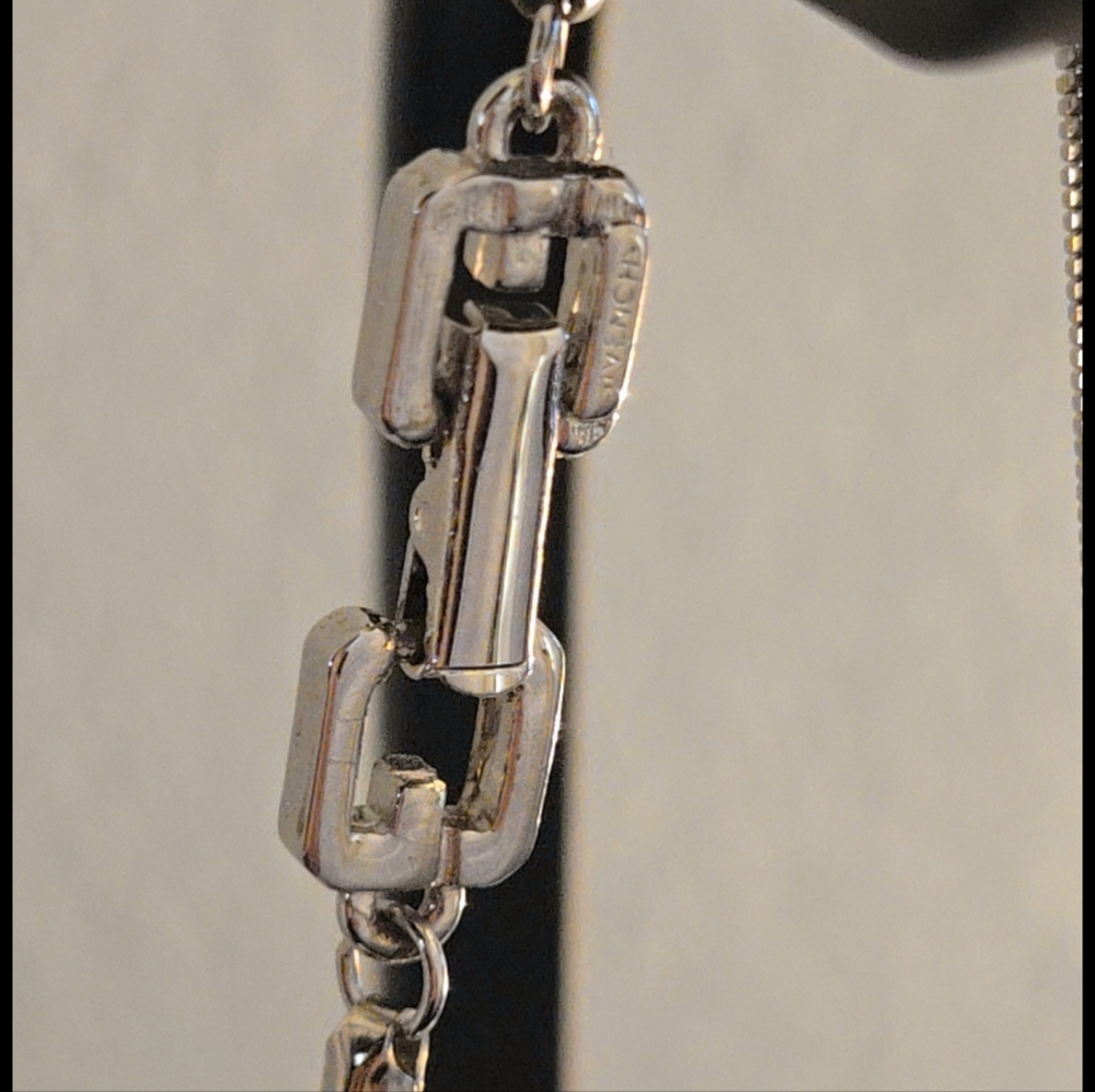 Givenchy Elegant Silver Statement Necklace - image 8